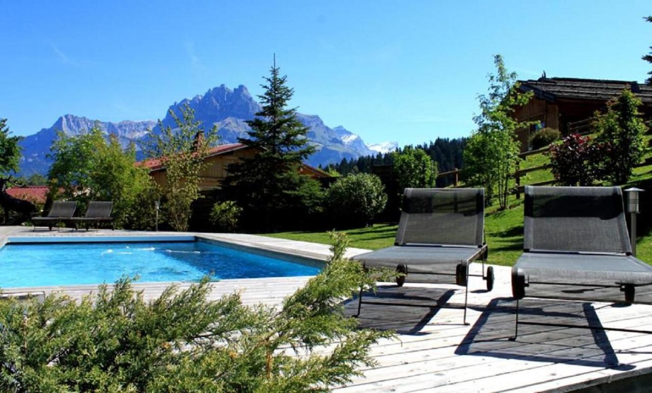 Le Cerf Amoureux Chalet Prive & Spa Sallanches Bagian luar foto